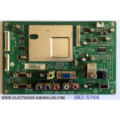 MAIN / VIZIO  / TXDCB02K046 / CBPFTXDCB02K046 / TXDCB02K046 / 715G5817-M02-000-004K / TXDCB02K046001Q / TXDCB02K046002Q / MODELO E291-A1 LTTMNVBP	